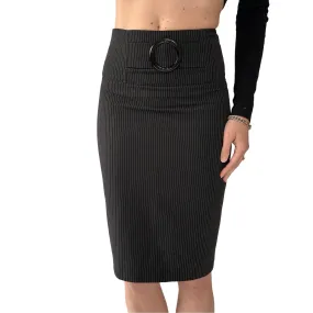 2000s Pinstripe Pencil Skirt (XS)