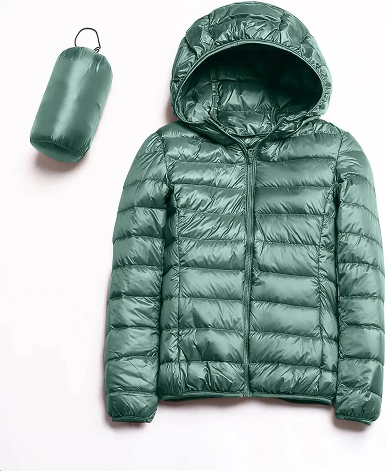 2024 Women Warm Lightweight Hooded Windproof Winter Coat With Recycled Insulation Winter Slim Vintage Coats