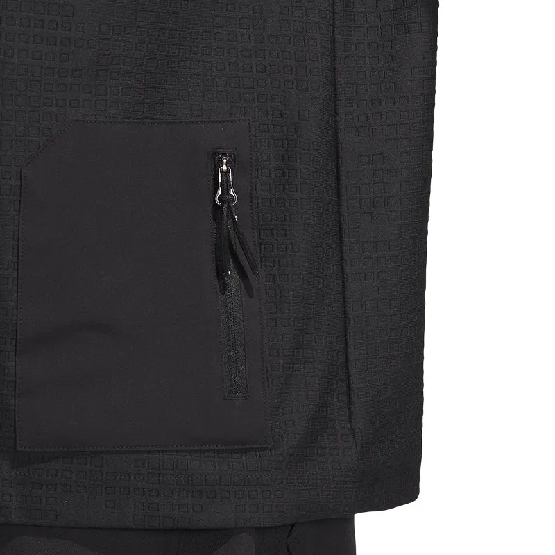 ADIDAS Adicross Mock Neck Men's Polo (Black)