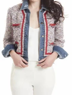 Alberto Makali - Denim and Tweed Jacket