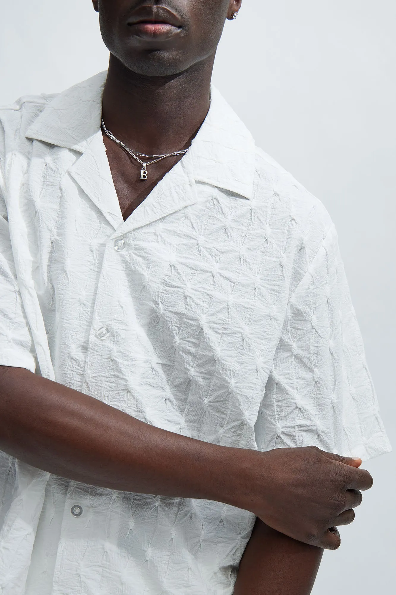 Atticus Textured Shirt - White