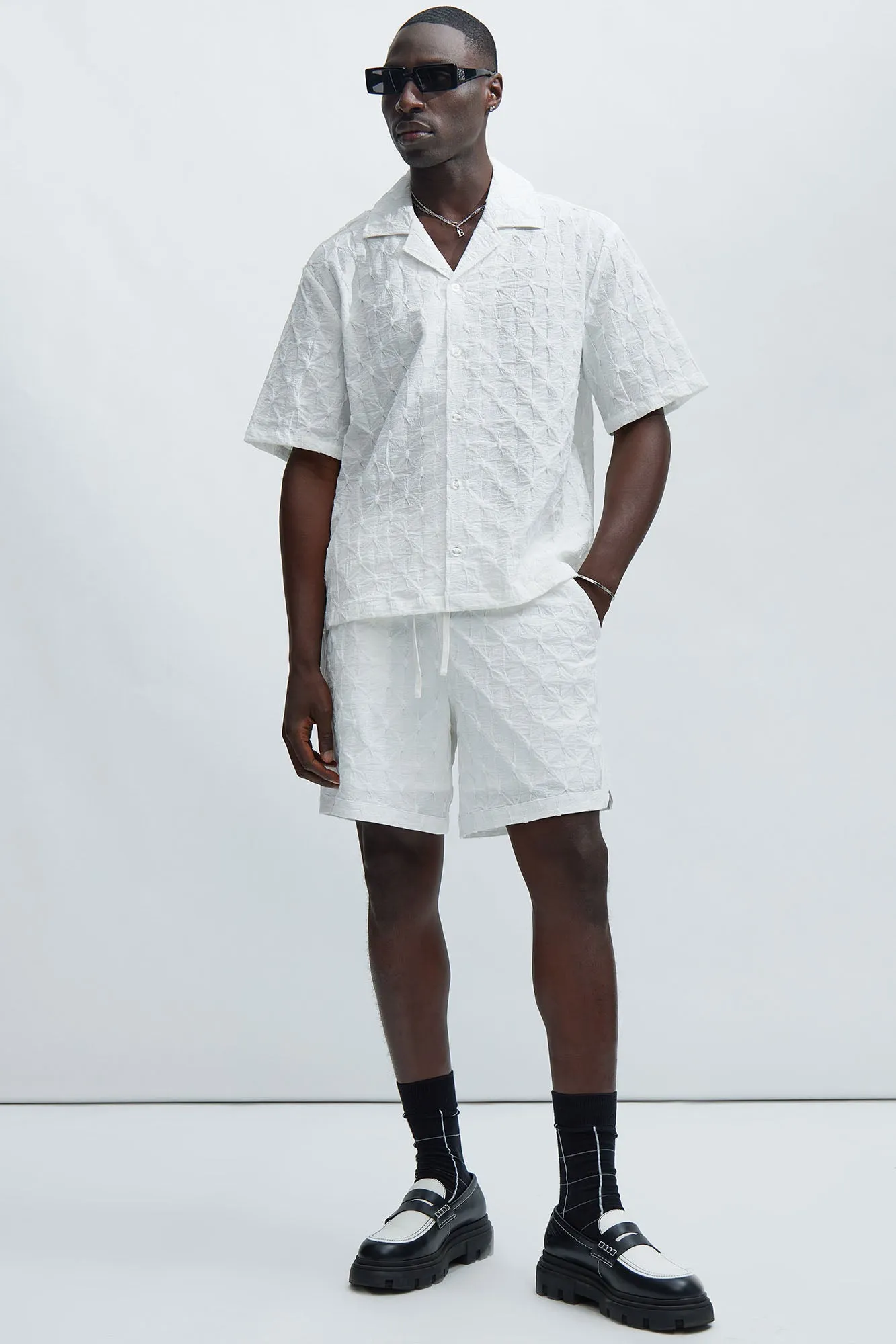 Atticus Textured Shirt - White
