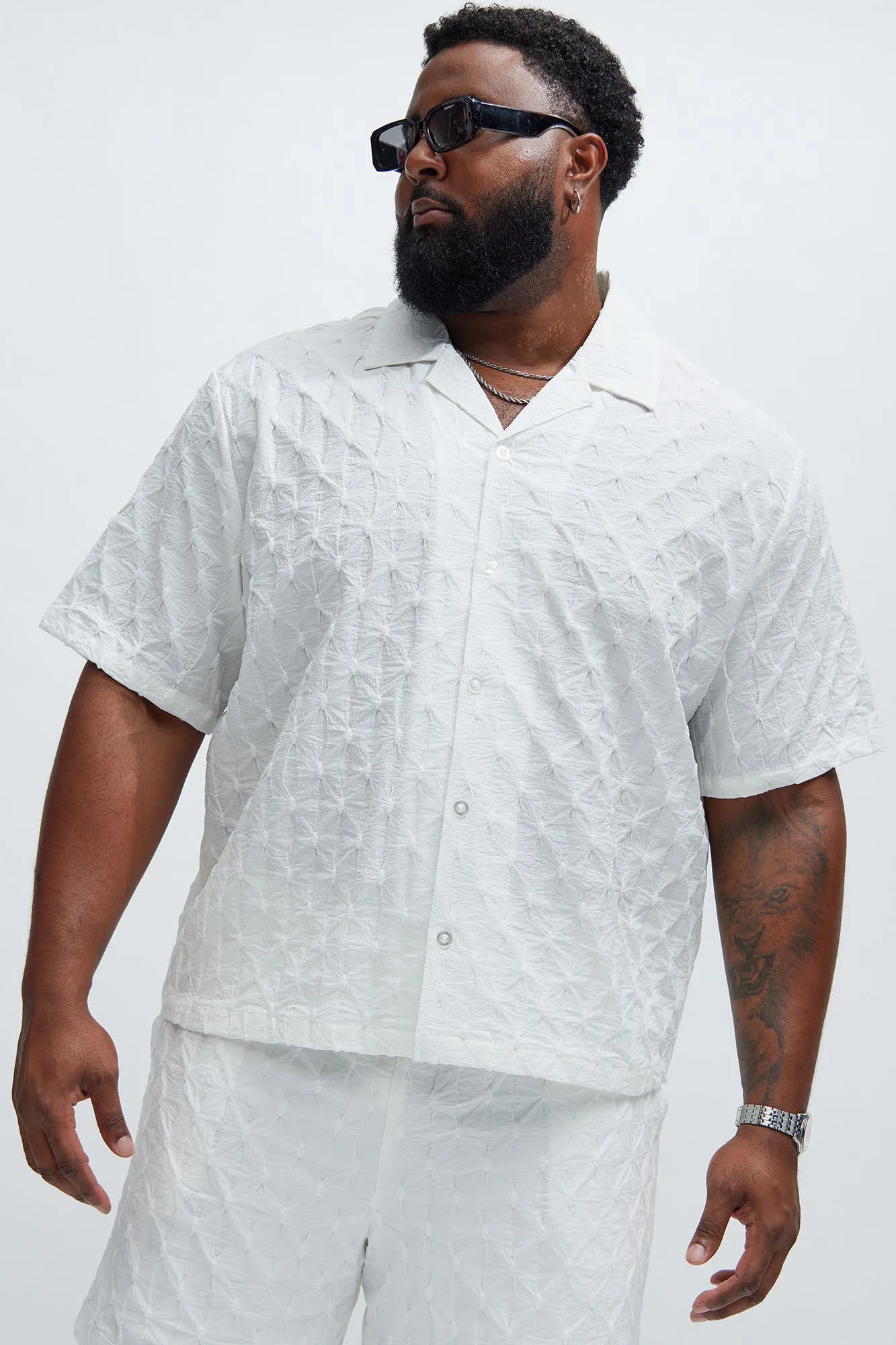 Atticus Textured Shirt - White