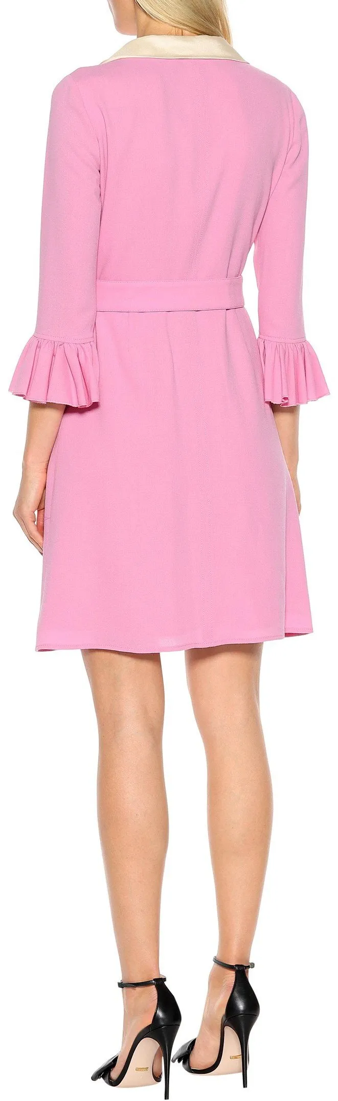 Belted Ruffle Dress