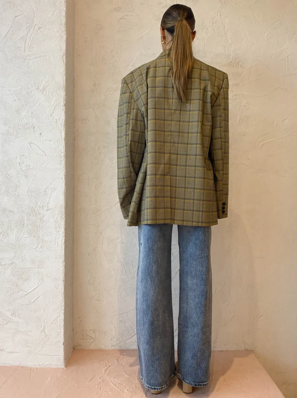Blanca Jensen Blazer in Khaki/Blue