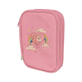 Clover maxi pencil case - Peony