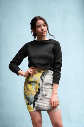 COLOURFUL PAST Pencil Skirt