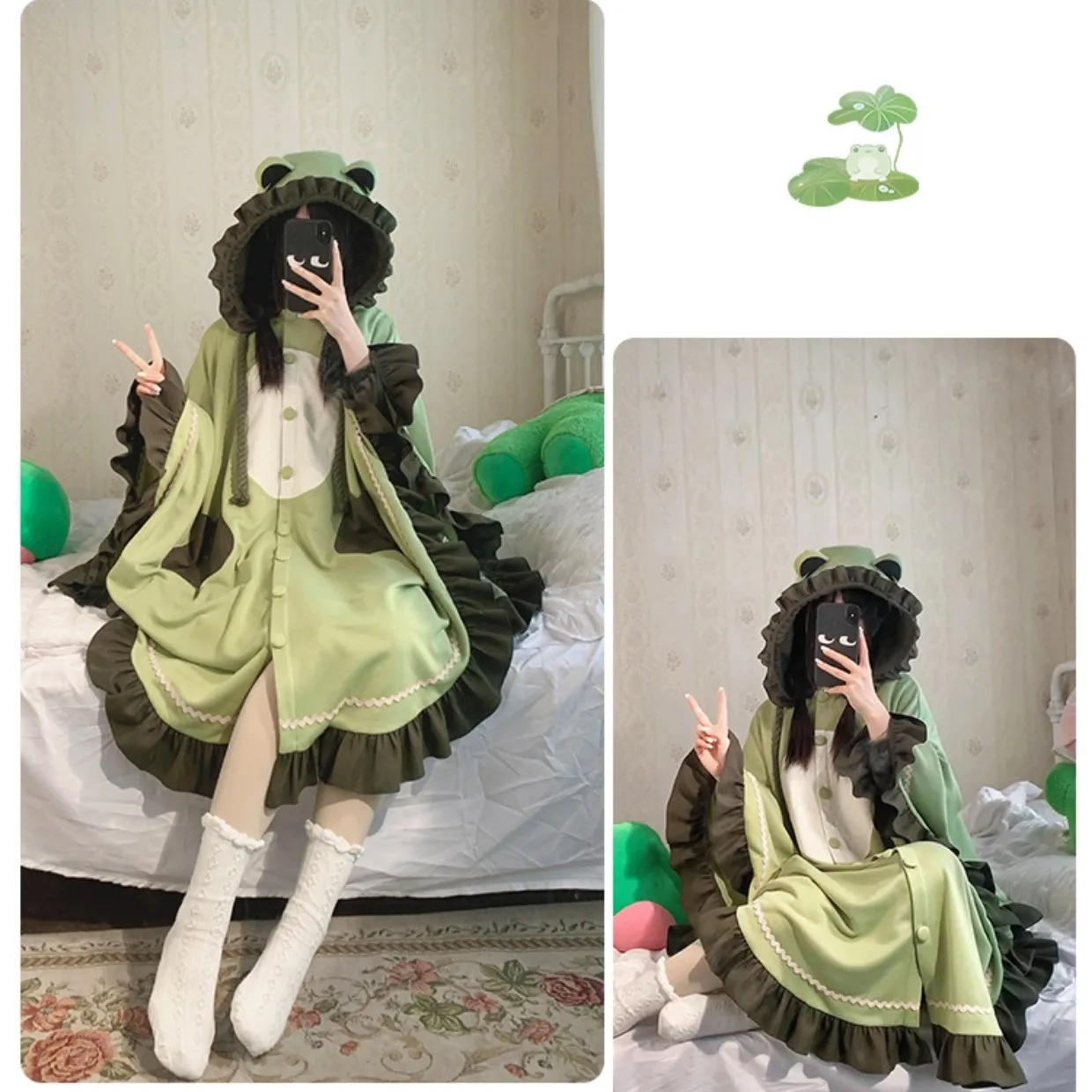 Cute Original Frog Coat