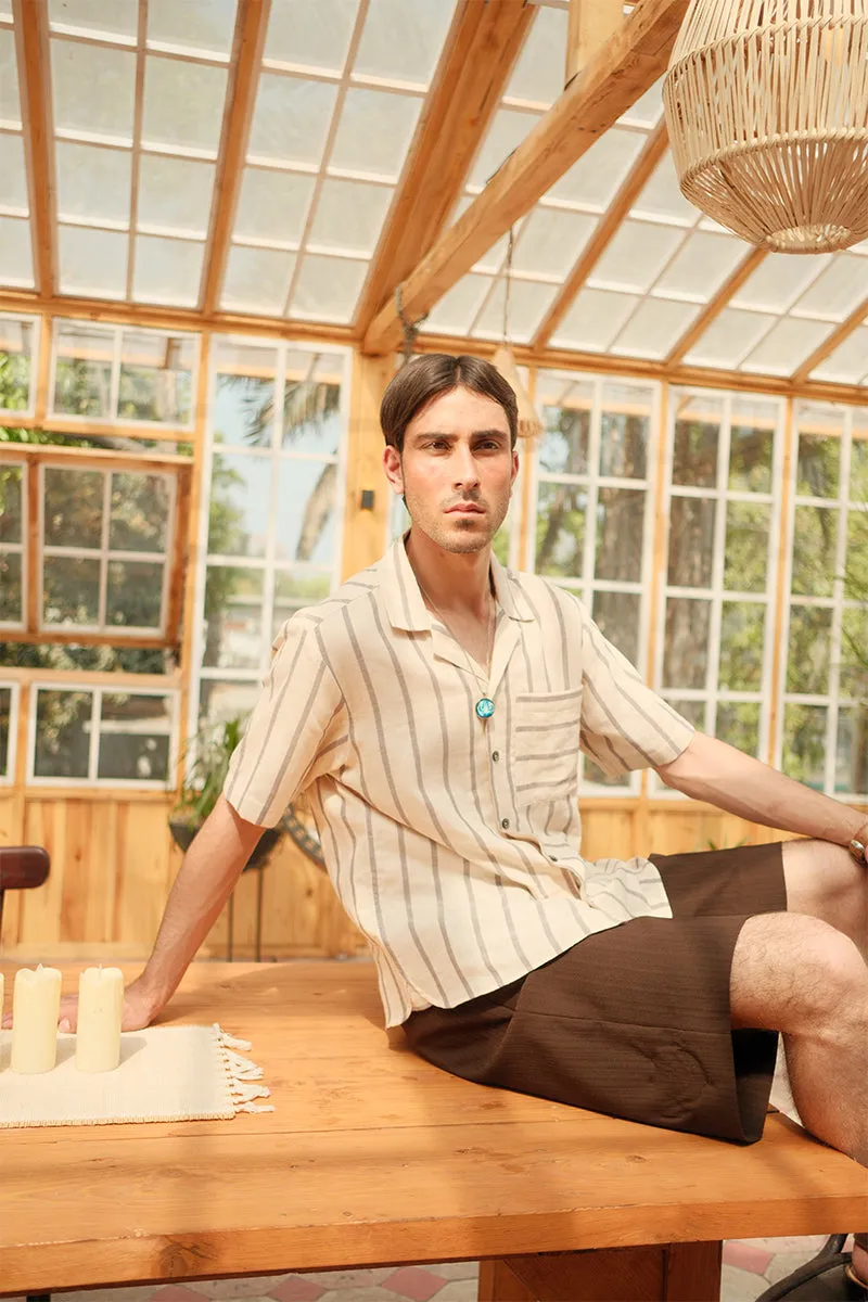 DARK BROWN SHORTS