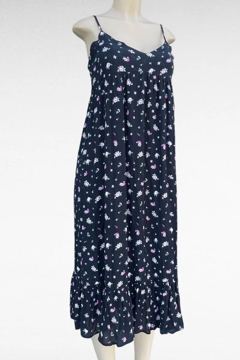 Floral Ruffled Maxi Dress