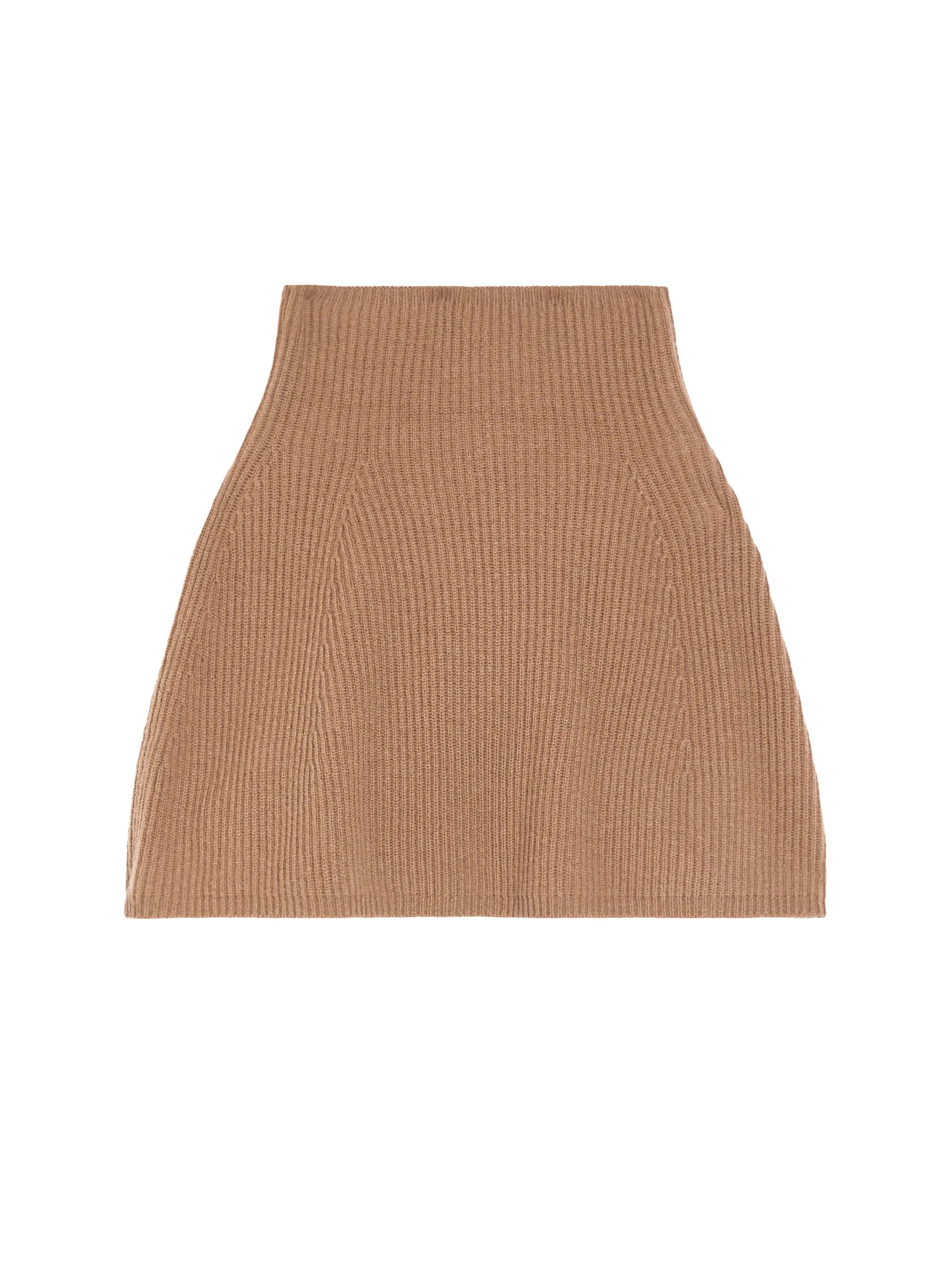 Giulio wool and cashmere ribbed cape