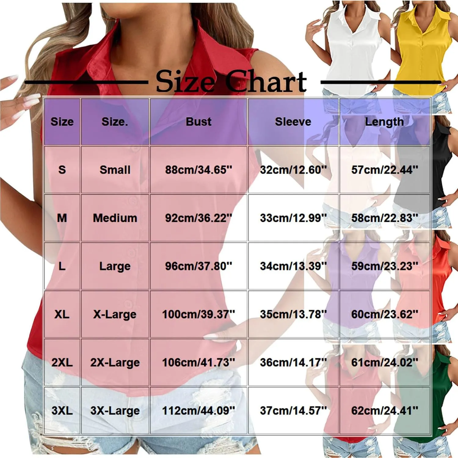 HGps8w Silky Tank Tops for Womens 2025 Summer Button Down Satin Work Shirts Dressy Collared Sleeveless Business Casual Blouse