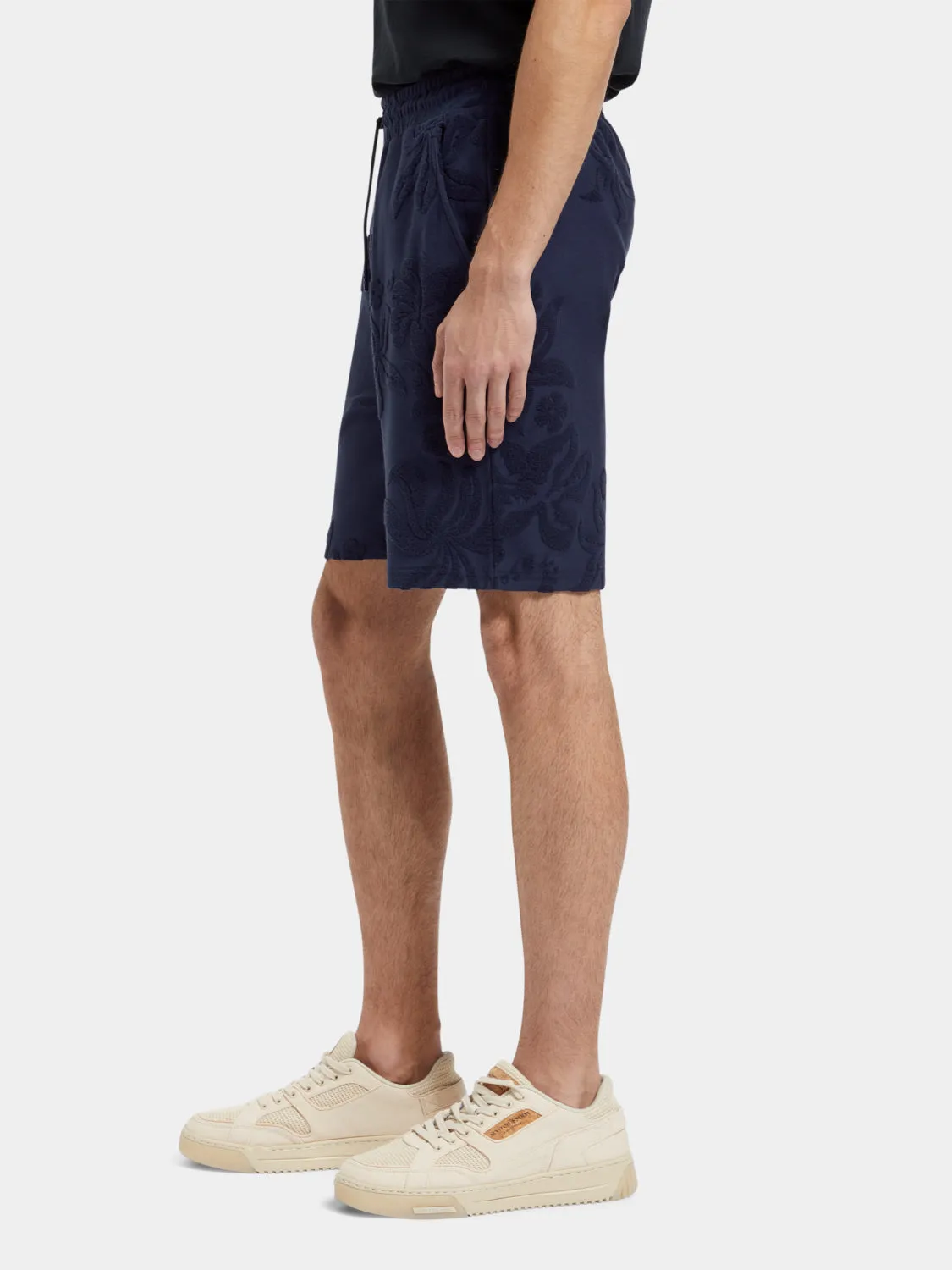 Jacquard towelling shorts