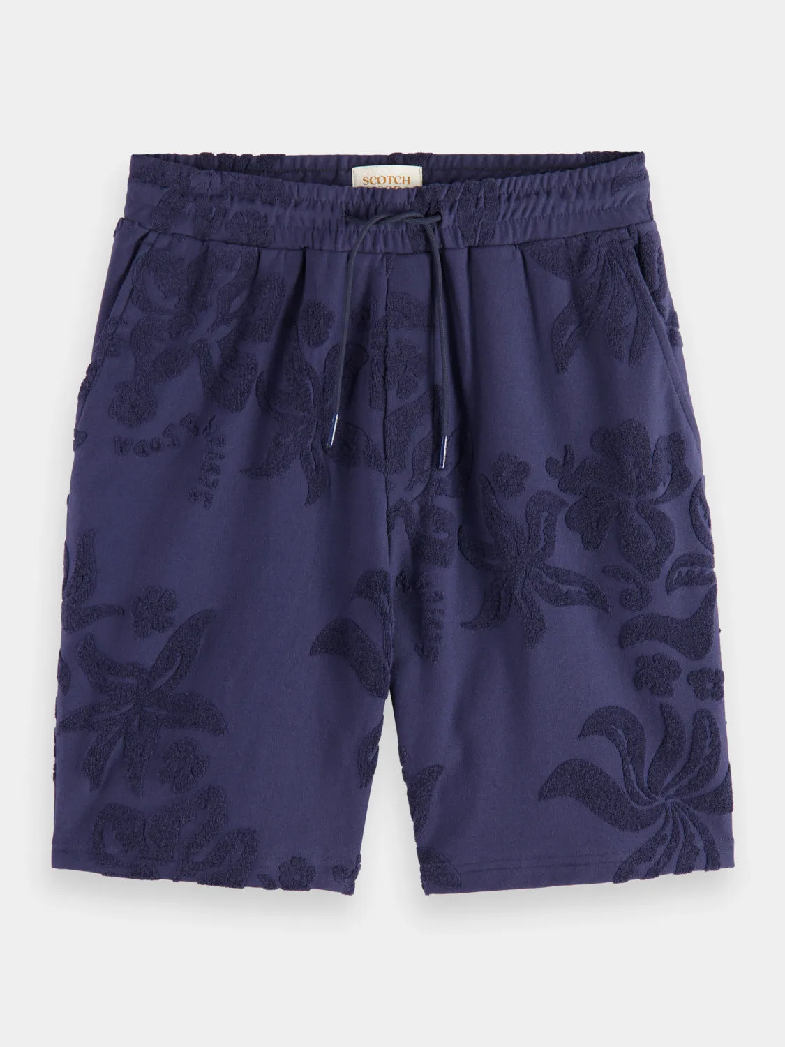 Jacquard towelling shorts