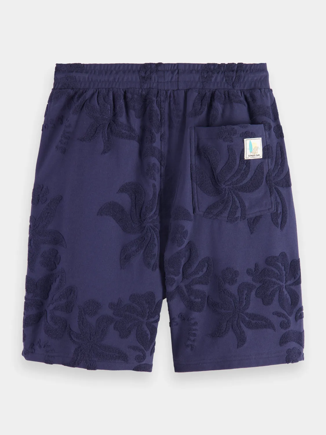 Jacquard towelling shorts