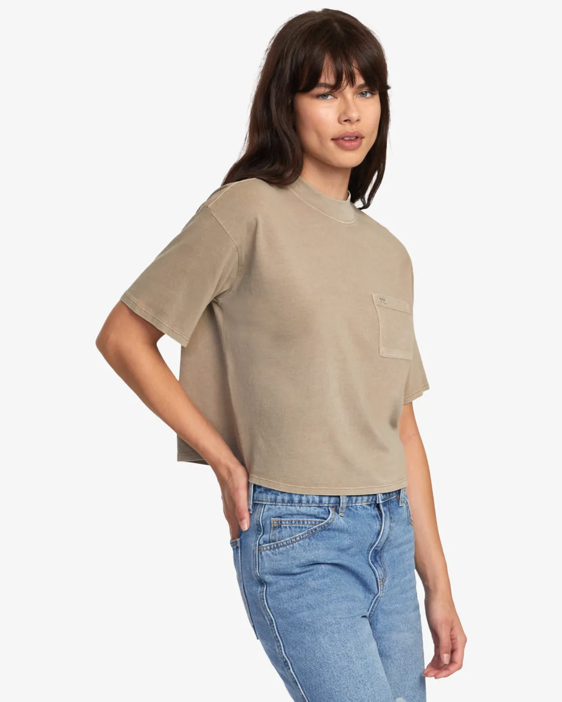 Kinney Tee Pocket Tee - Dark Khaki