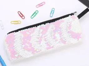 L05 Iridescent Sequined Pencil Case