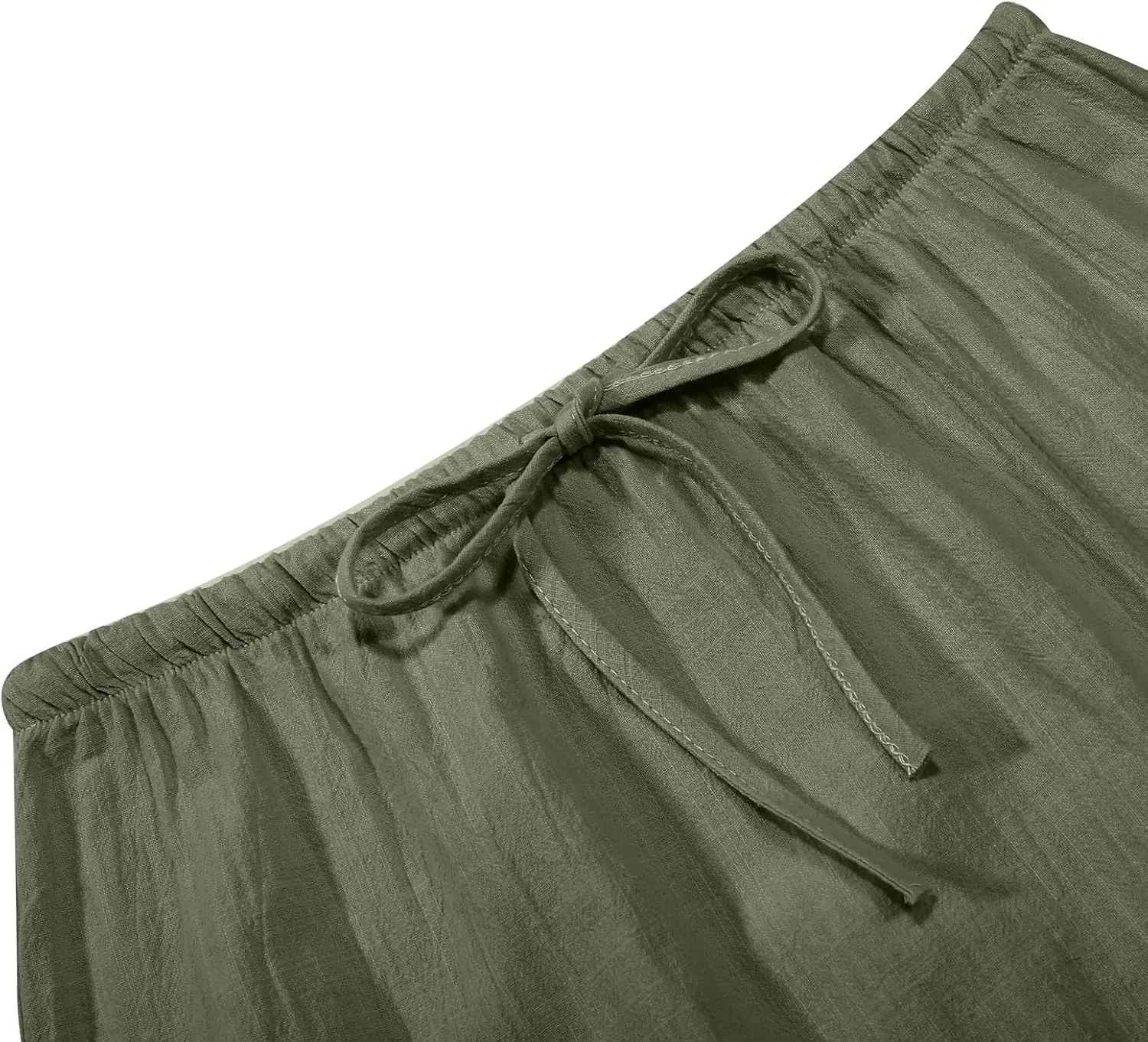 Long Skirts for Women with Slit High Elastic Waist Loose Solid Casual Maxi Skirt for Women Trendy 2025 Summer Vacation