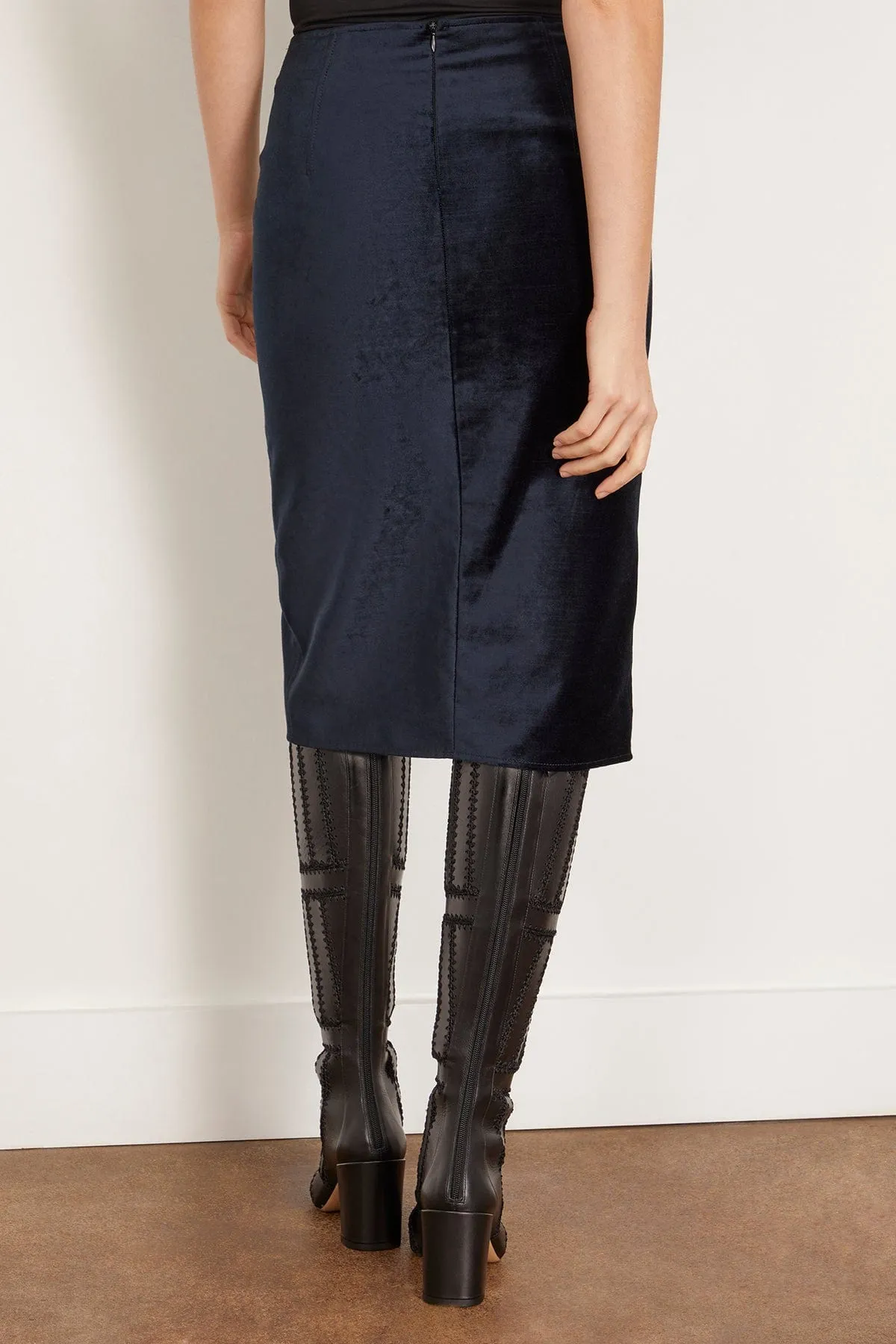 Pencil Skirt in Notte