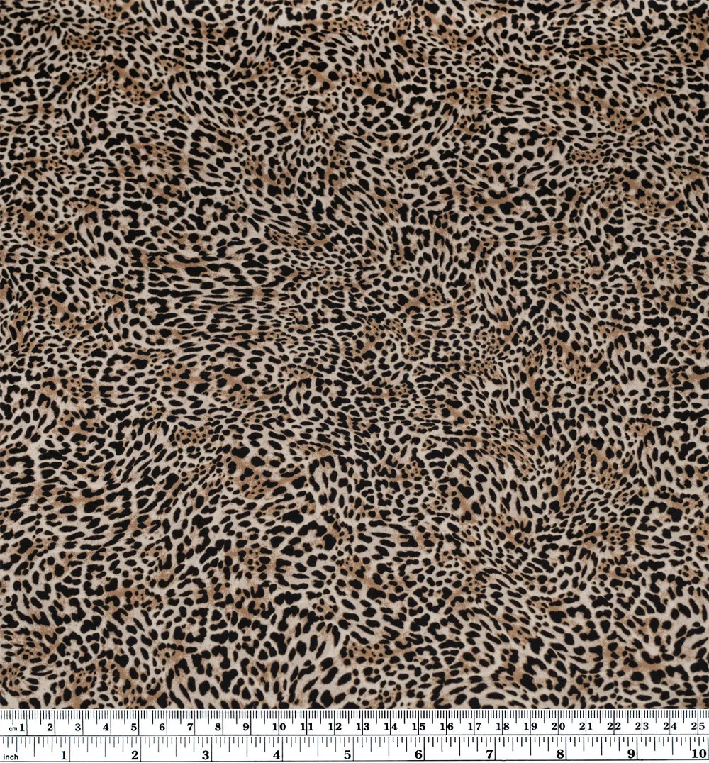 Remnant - 90cm - On The Prowl Lightweight Poly Satin - Parchment/Black