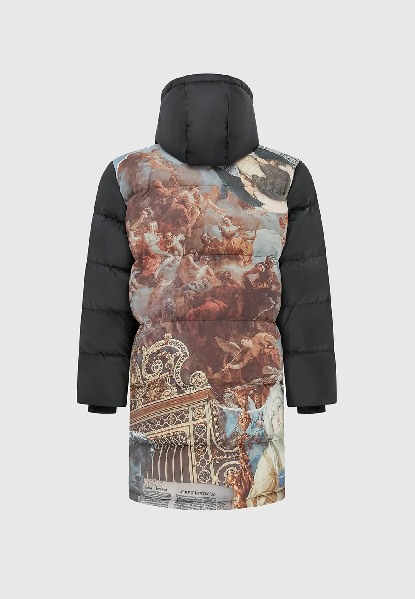 Renaissance Longline Puffer Coat - Black