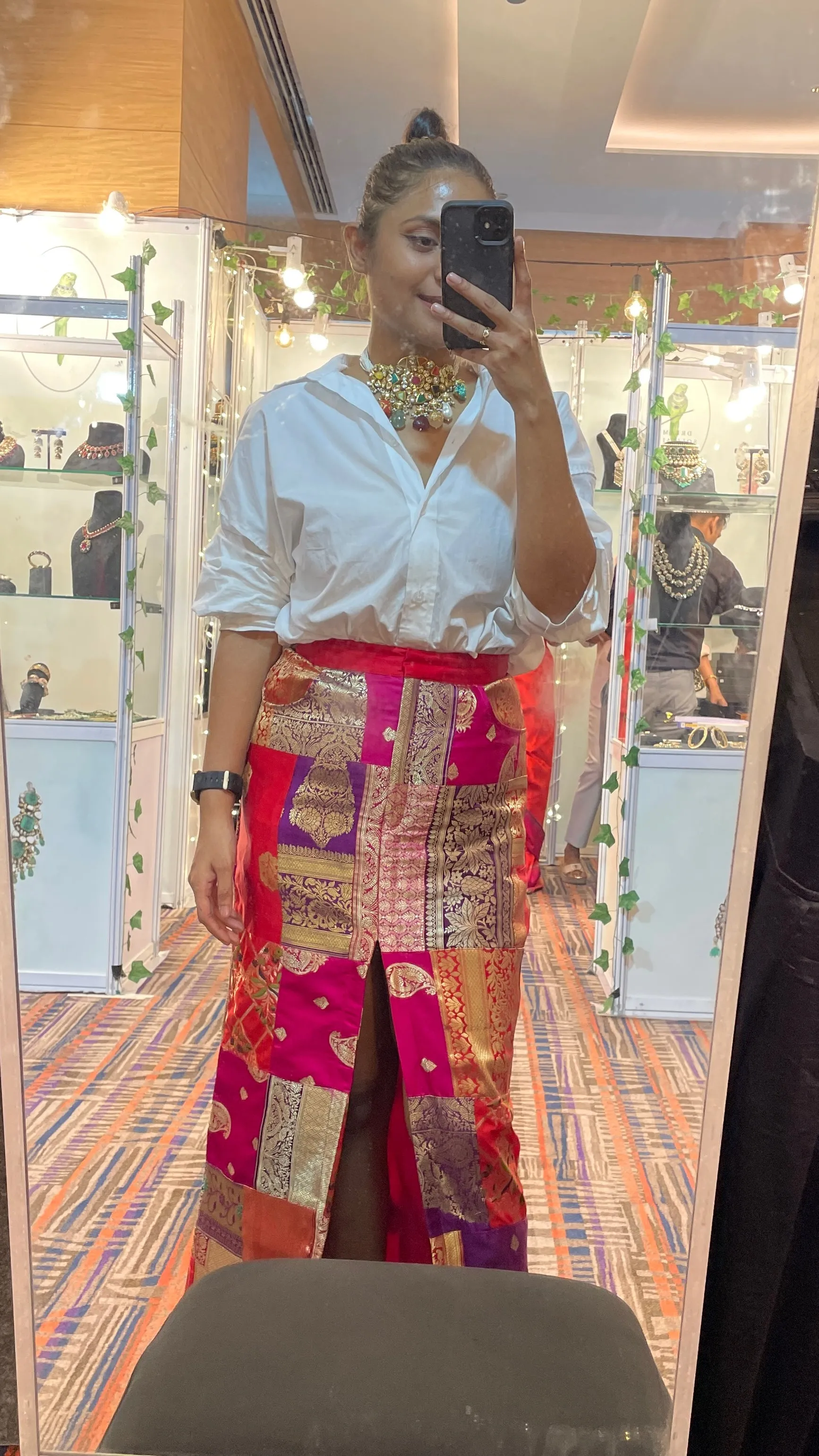 Roma Upcycled Pencil Skirt RTS