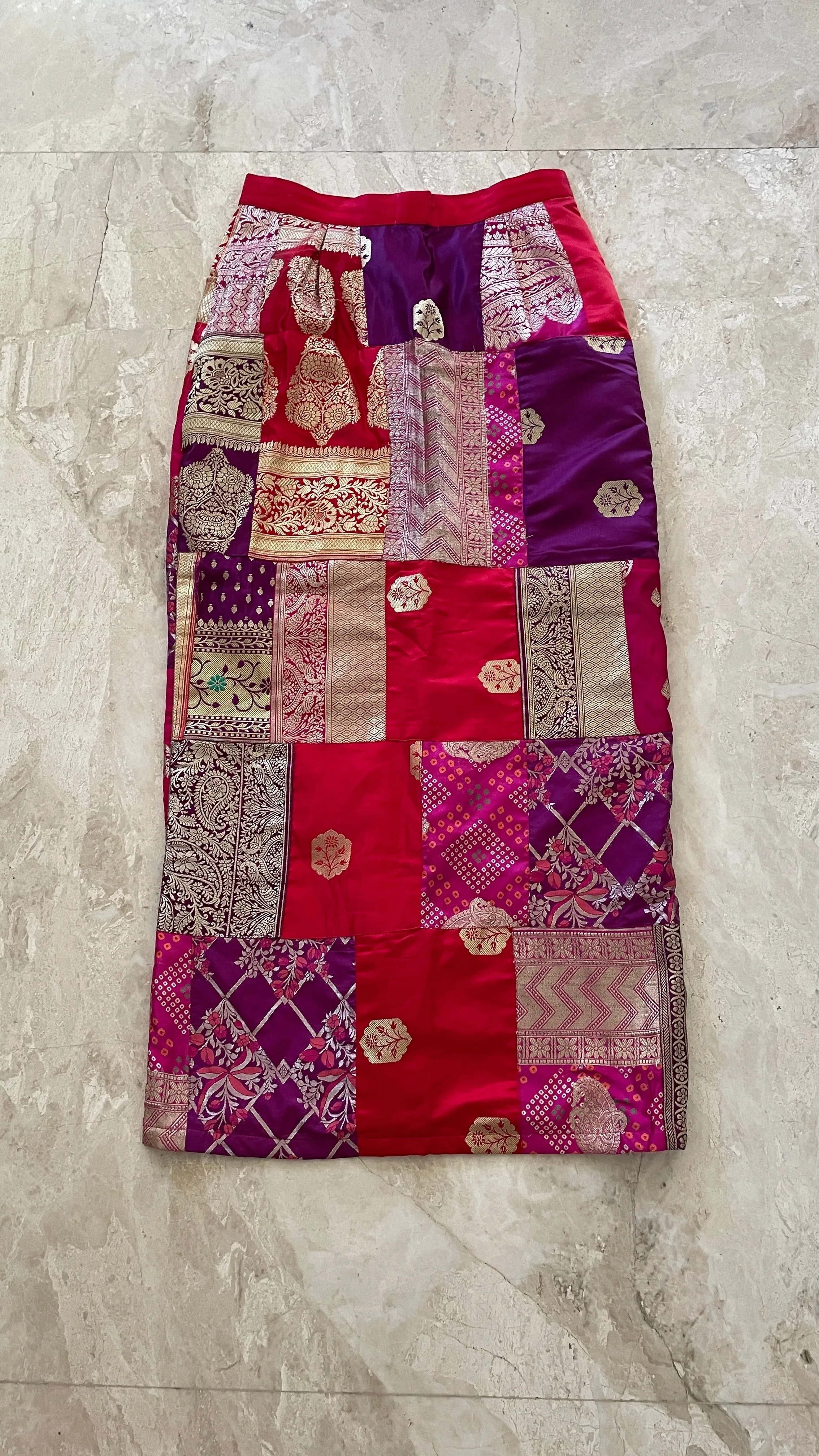 Roma Upcycled Pencil Skirt RTS