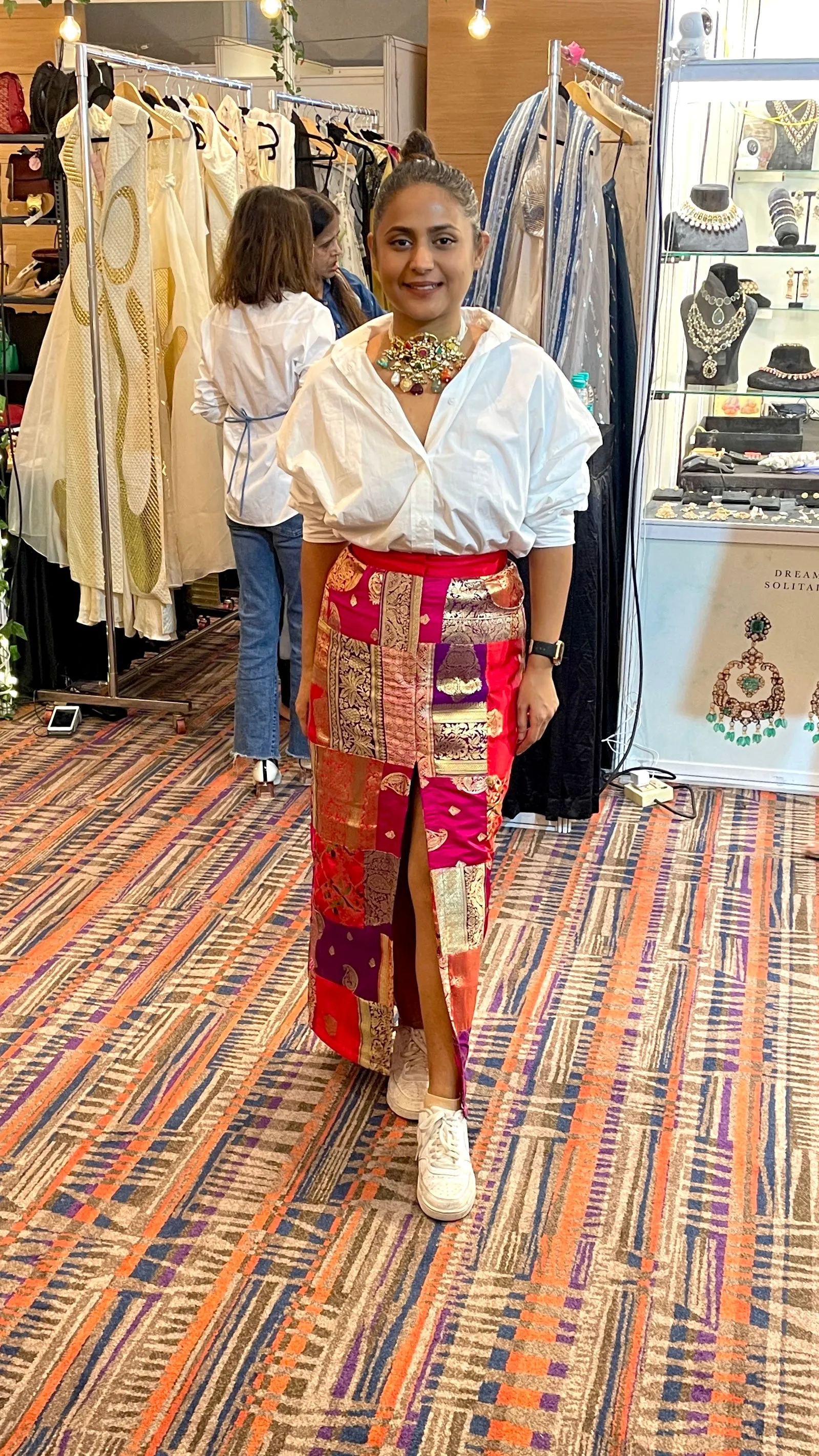 Roma Upcycled Pencil Skirt RTS