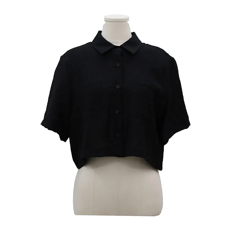 Silky Collared Shirt IJ09