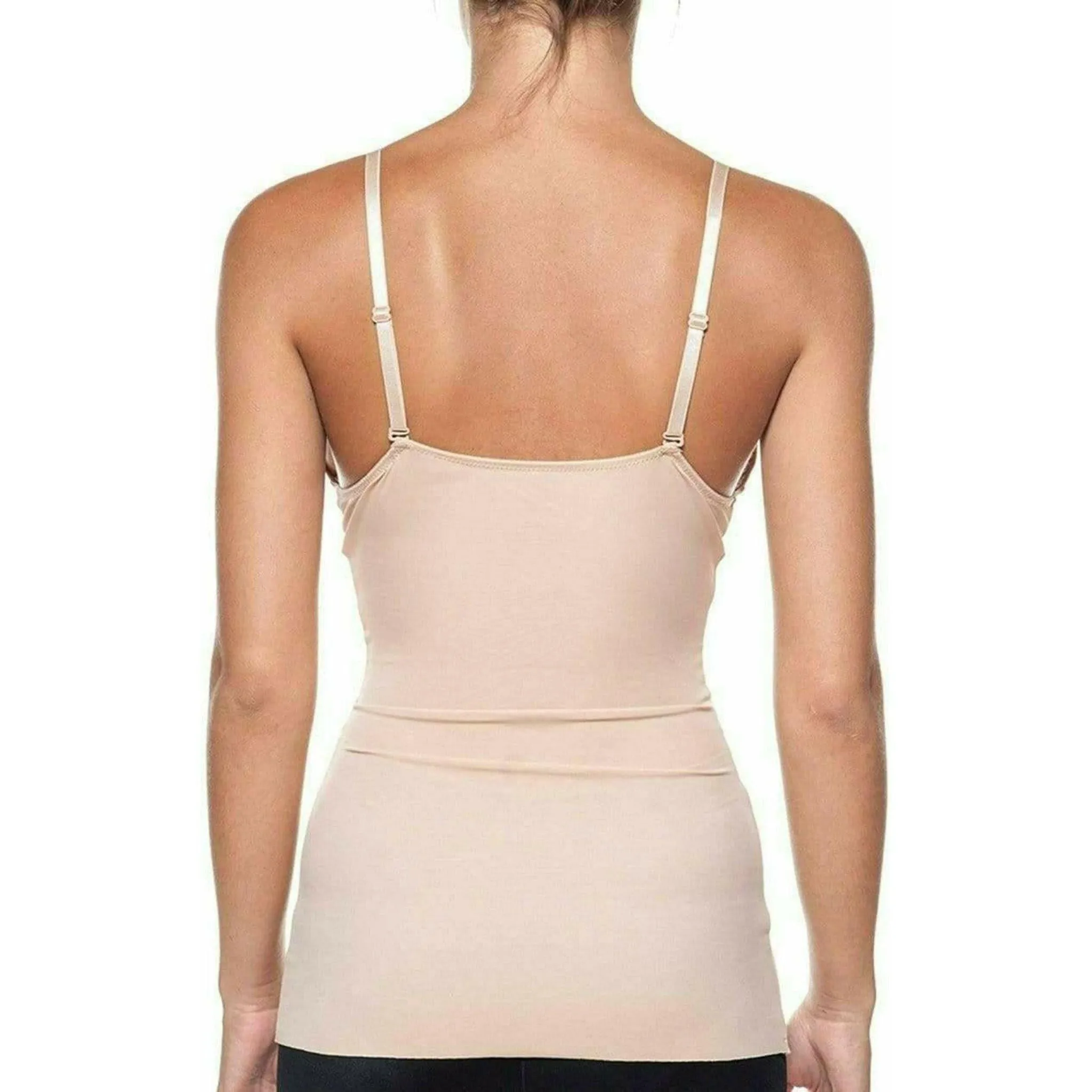 Slimming Top with Sexy Lace in Nude