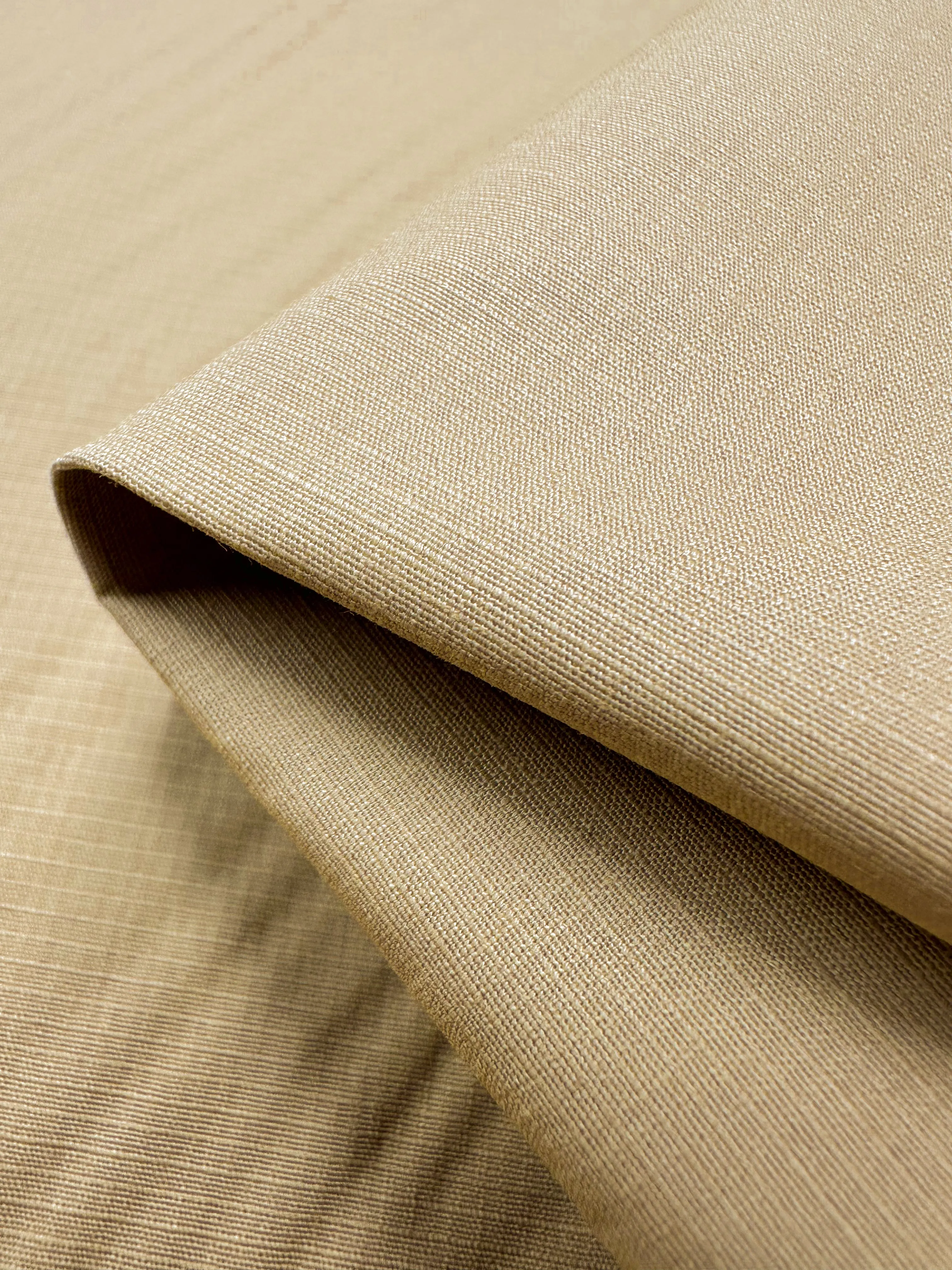 Textured Grid Cotton - Curry - 150cm