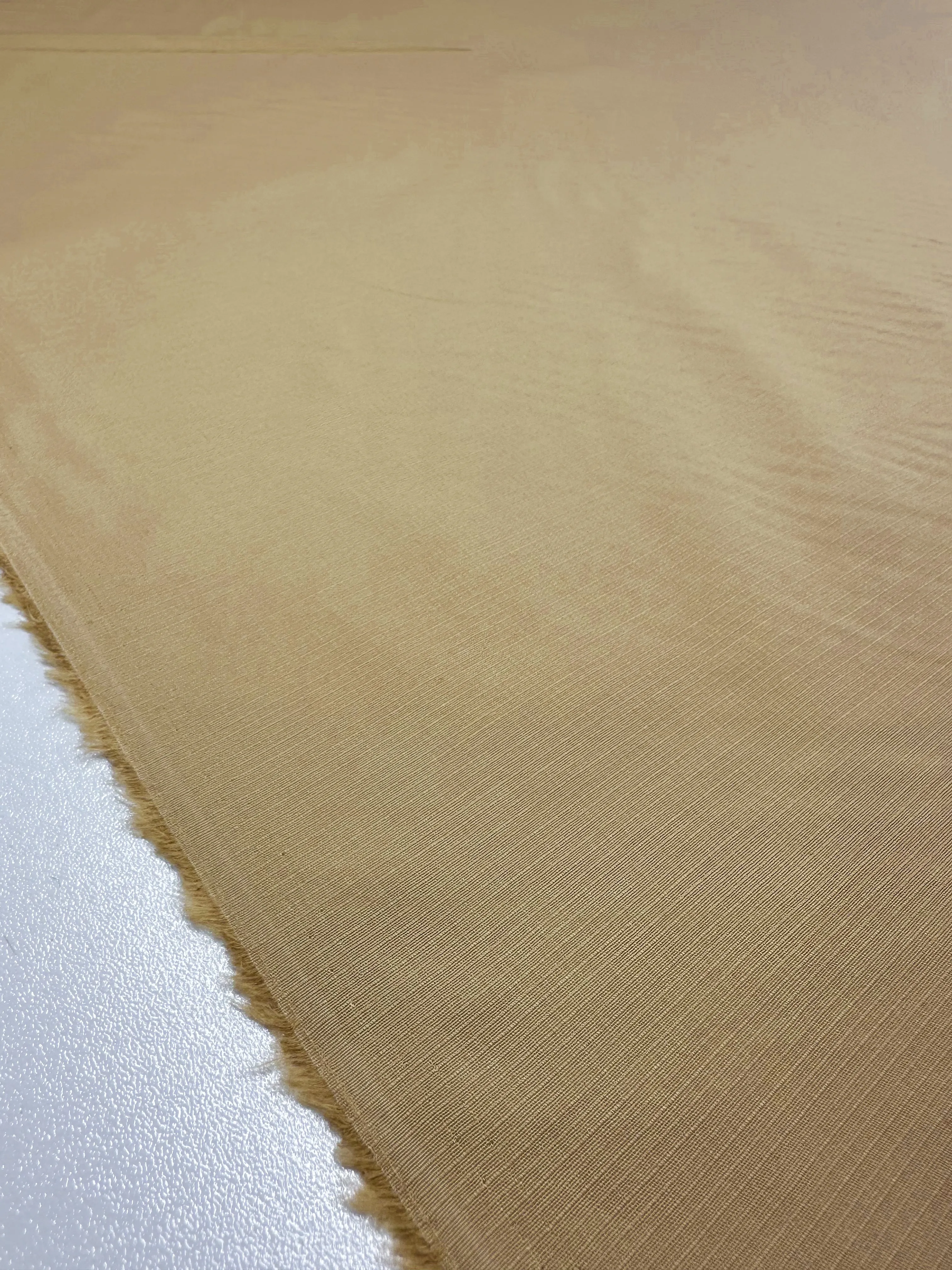 Textured Grid Cotton - Curry - 150cm