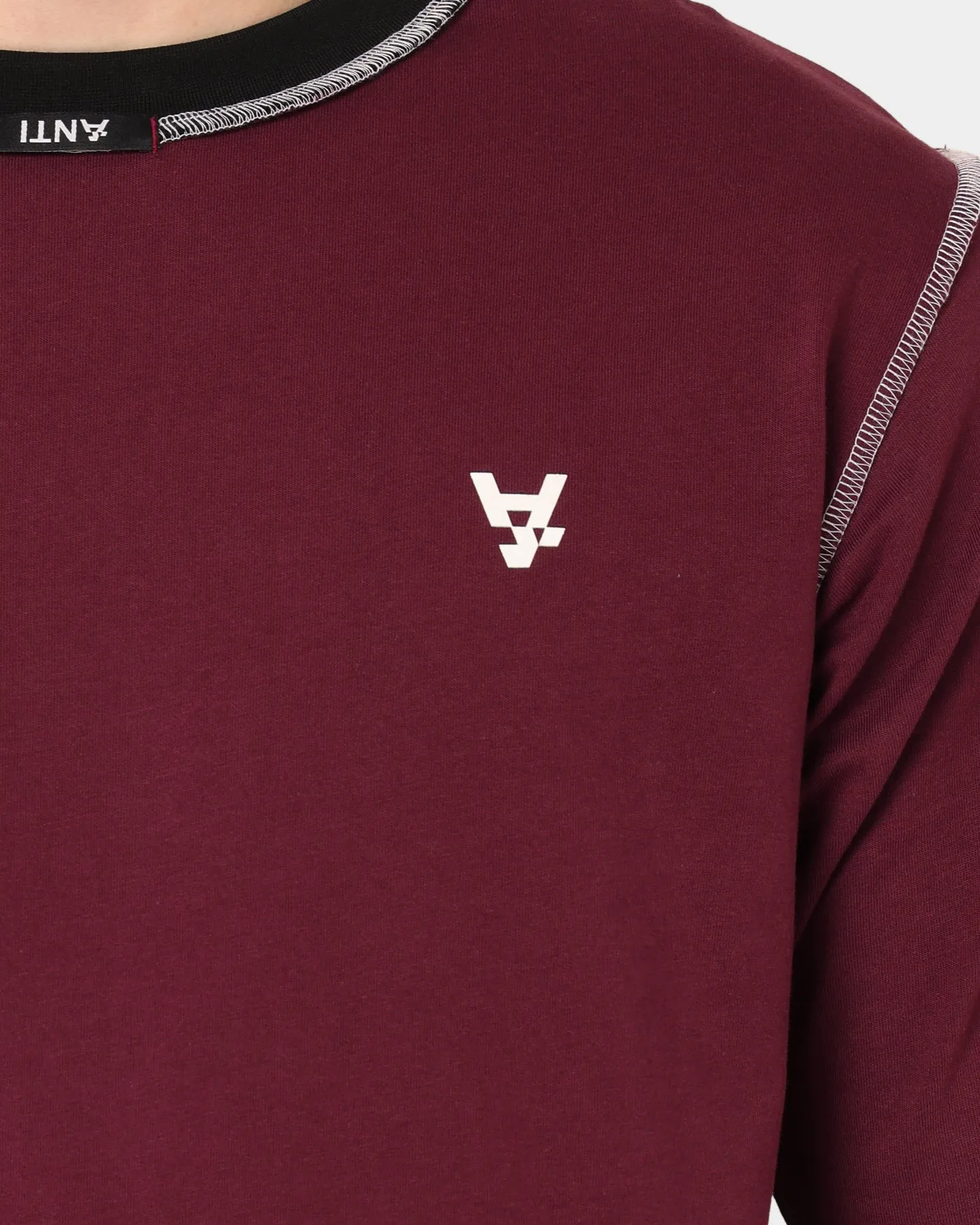 The Anti Order Warsaw Ars T-Shirt Dark Burgundy