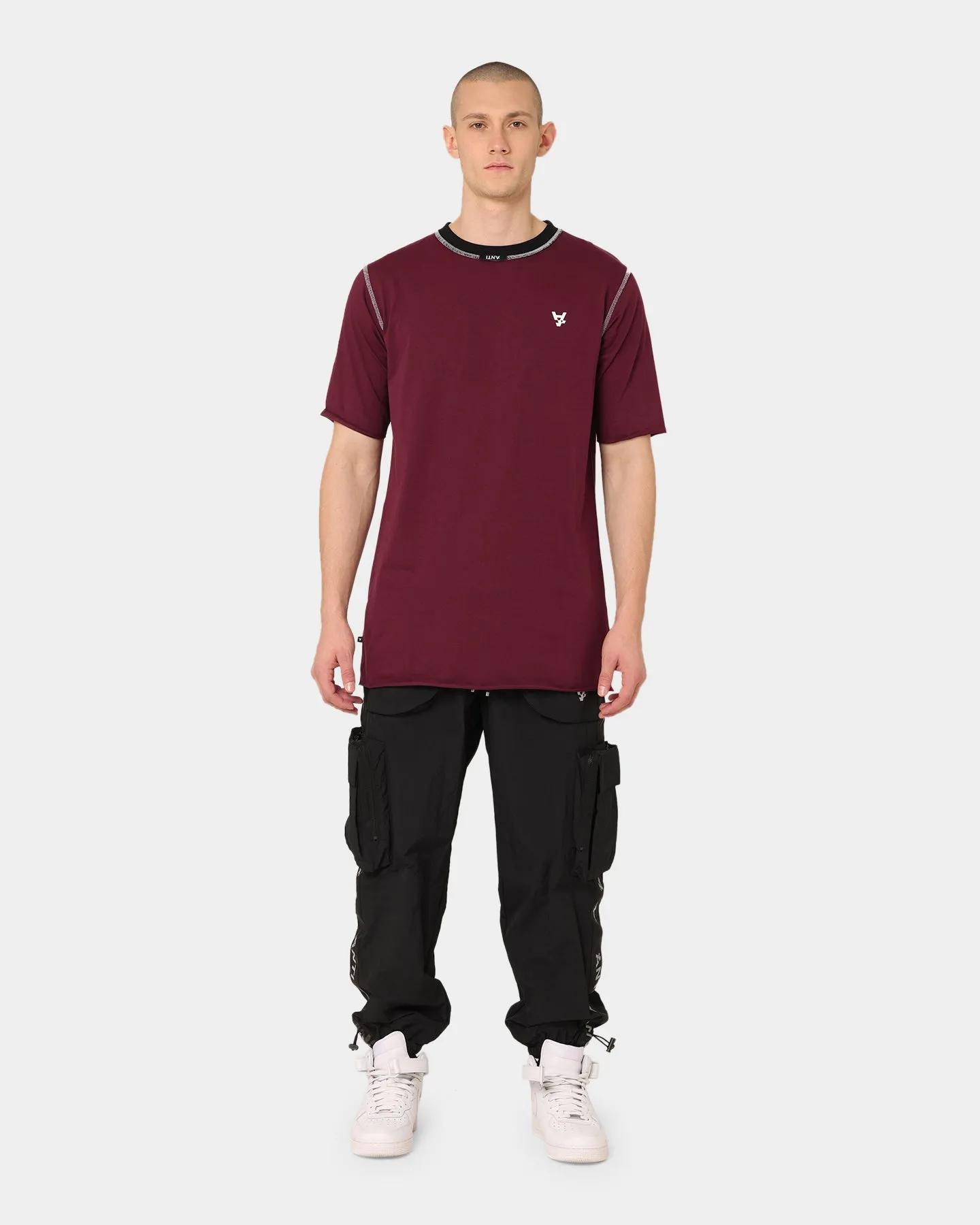 The Anti Order Warsaw Ars T-Shirt Dark Burgundy
