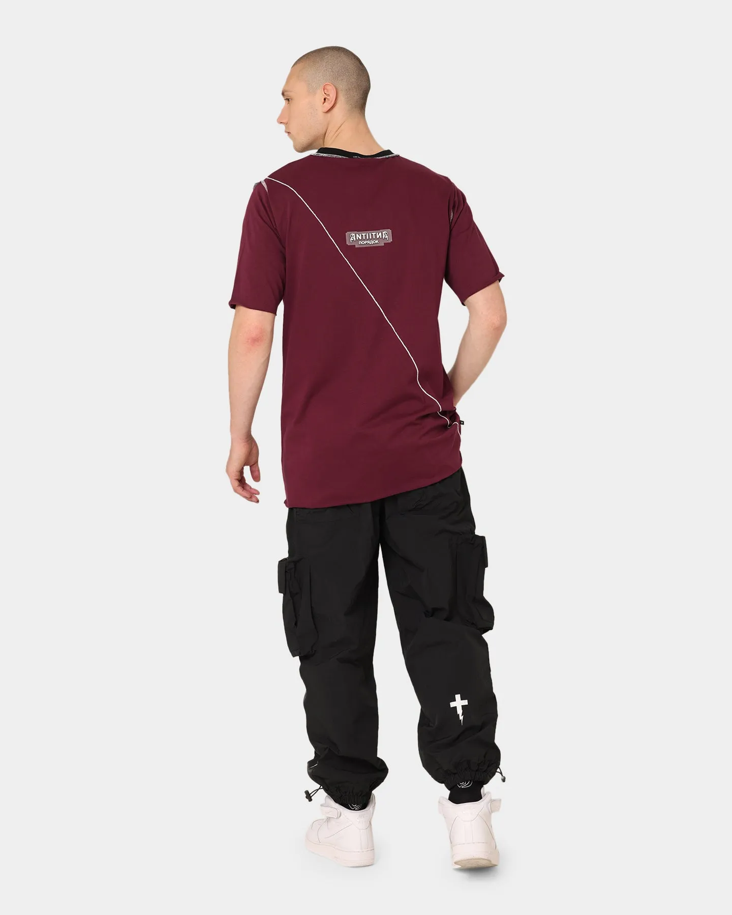 The Anti Order Warsaw Ars T-Shirt Dark Burgundy
