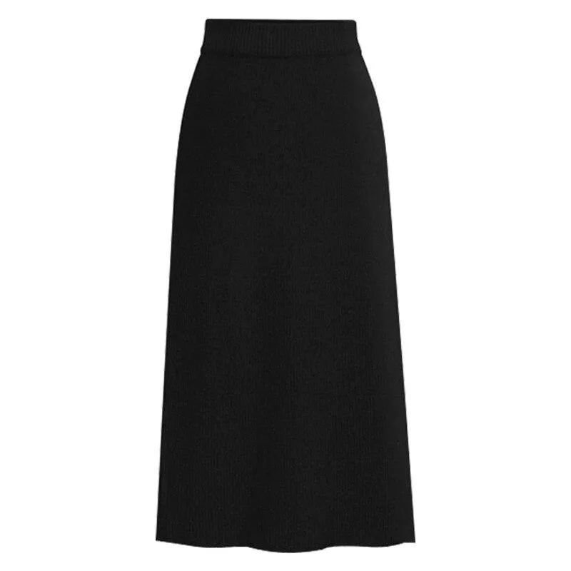 Vintage Pencil Skirt With Slit For Women