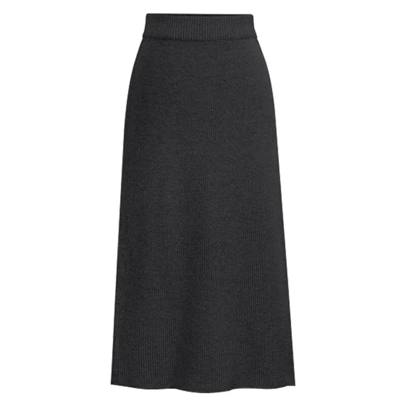 Vintage Pencil Skirt With Slit For Women