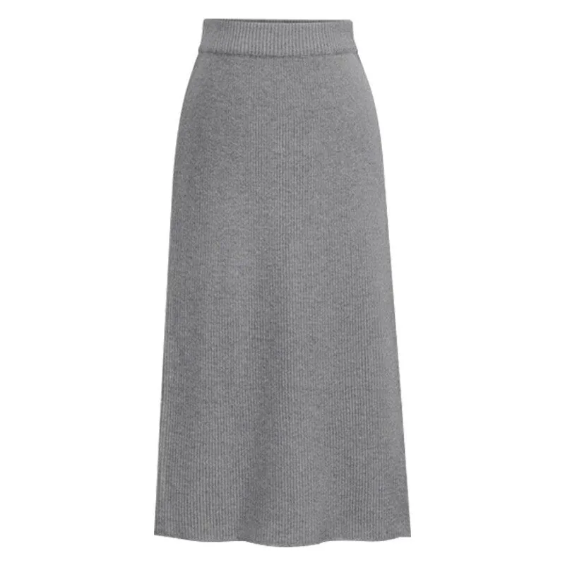 Vintage Pencil Skirt With Slit For Women