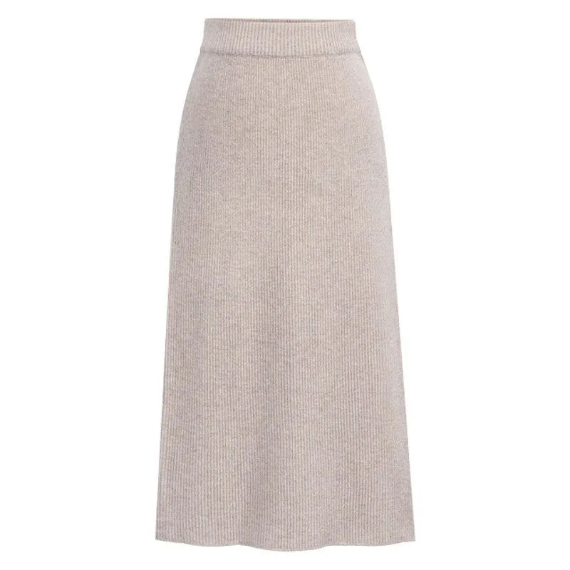 Vintage Pencil Skirt With Slit For Women