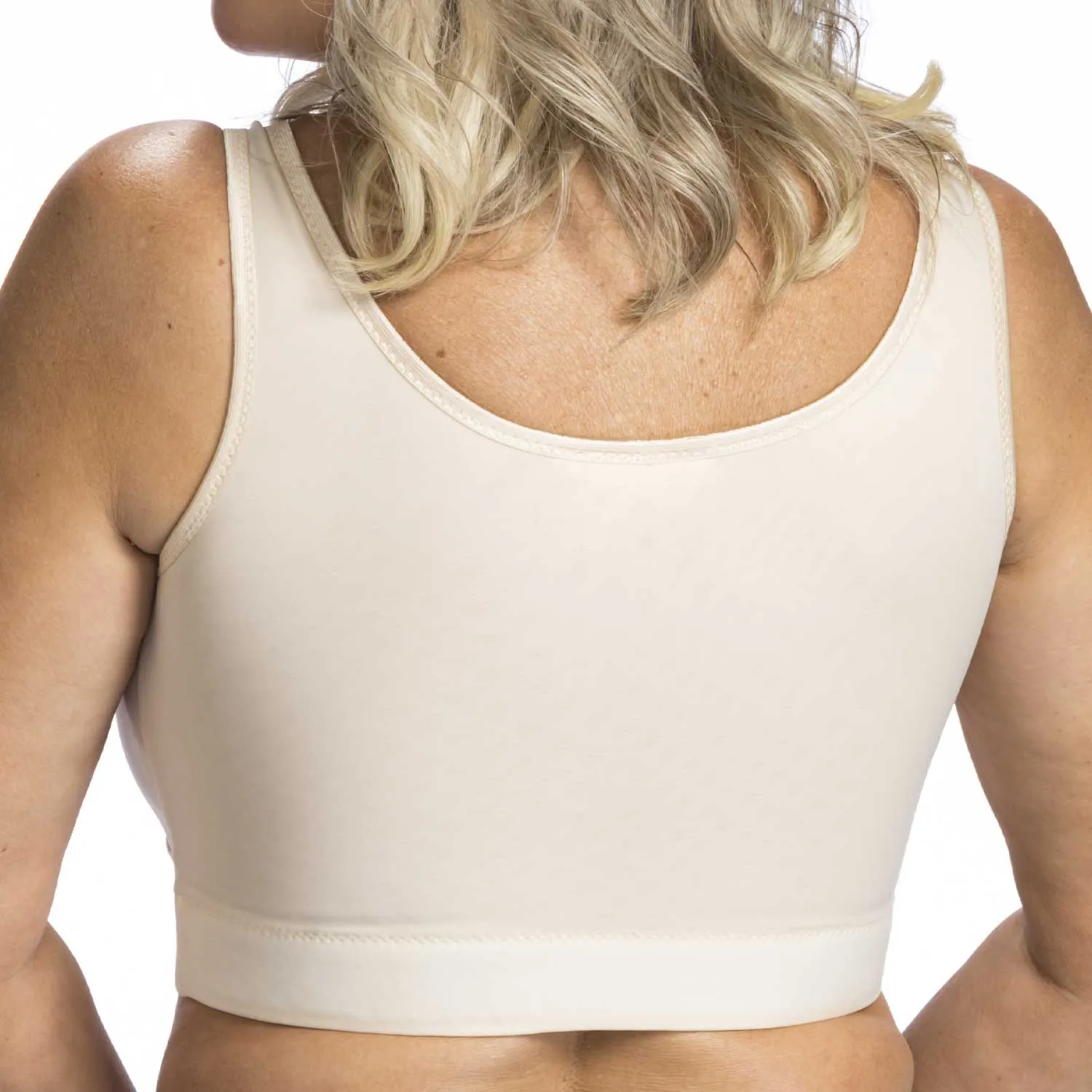 Wear Ease 791 Compression Bra w/Removable Drainage Pouches
