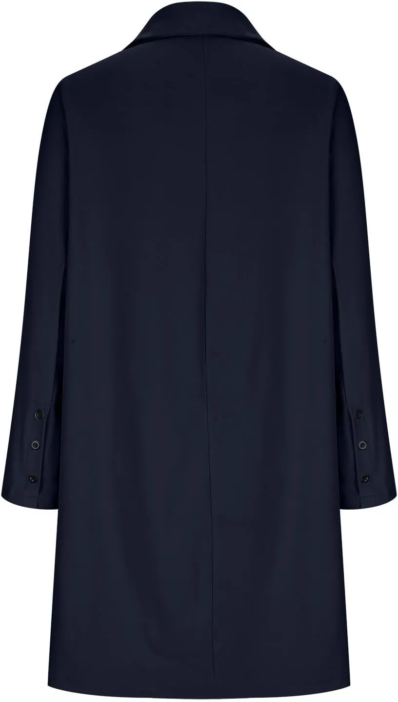 Womens Long Winter Wool Coats Womens Casual Long Trench Coats Fashion Black Jackets for Women 2024 Elegant Peacoat