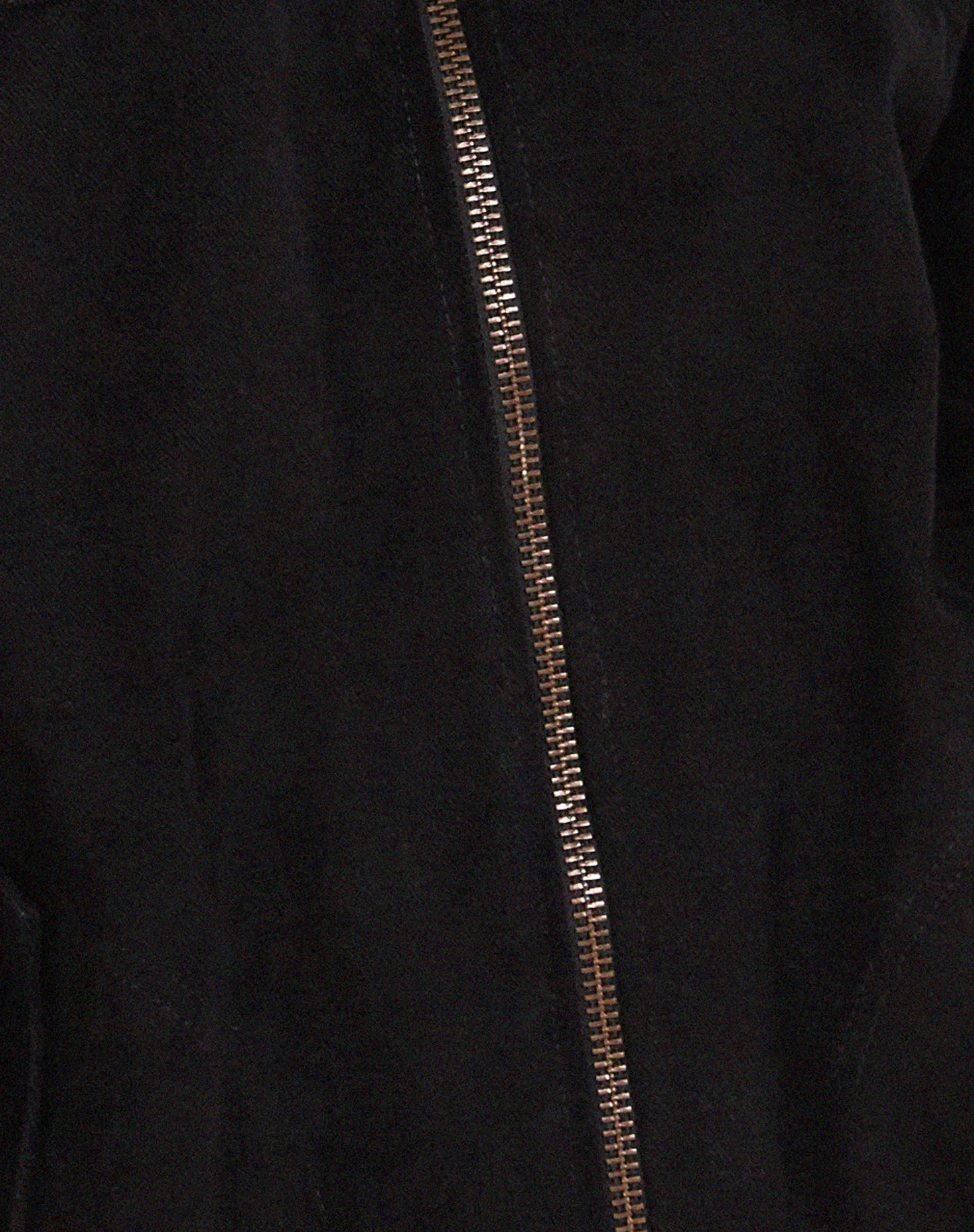 Yun Hooded Utility Bomber Jacket in Black